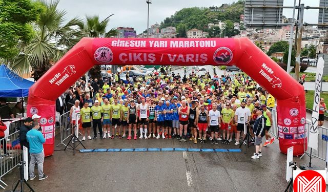 21 Kilometrelik 7. Runkerasus Giresun Yarı Maratonu Koşuldu