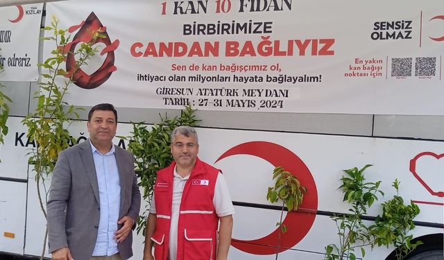 Fidanlar Toprağa Kanlar İnsana Hayat Veriyor