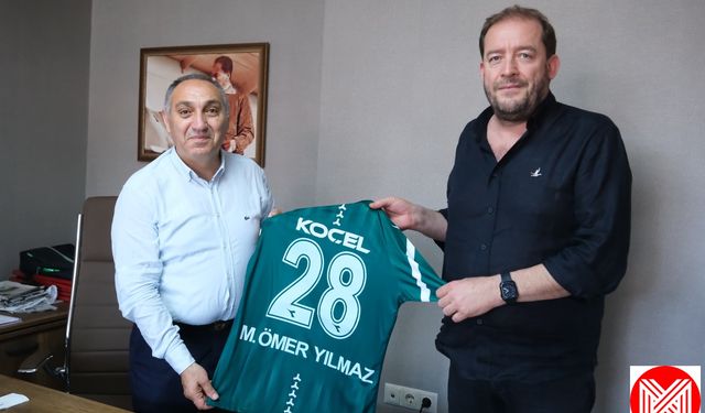 Giresunspor Başkanı Emin Eltuğral ve yönetim kurulu üyelerinden Medya 28'e ziyaret.