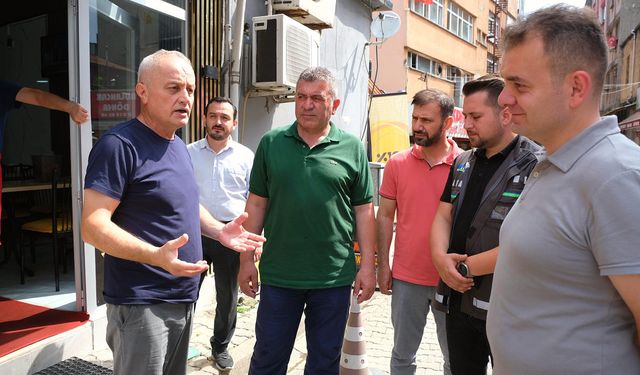 Bulancak'ta Hükümet ve İnönü Caddeleri Doğalgaza Kavuşuyor