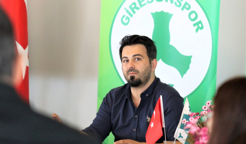 Ferhat Karademir, "Giresunspor olarak bizler tüm mücadelemizi sahada vermekteyiz"