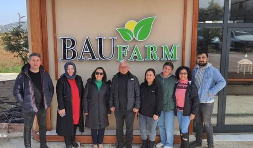 Ünal Aşık, BAU farm/Hocaoğlu Doğal Yaşam Çiftliğini ziyaret etti