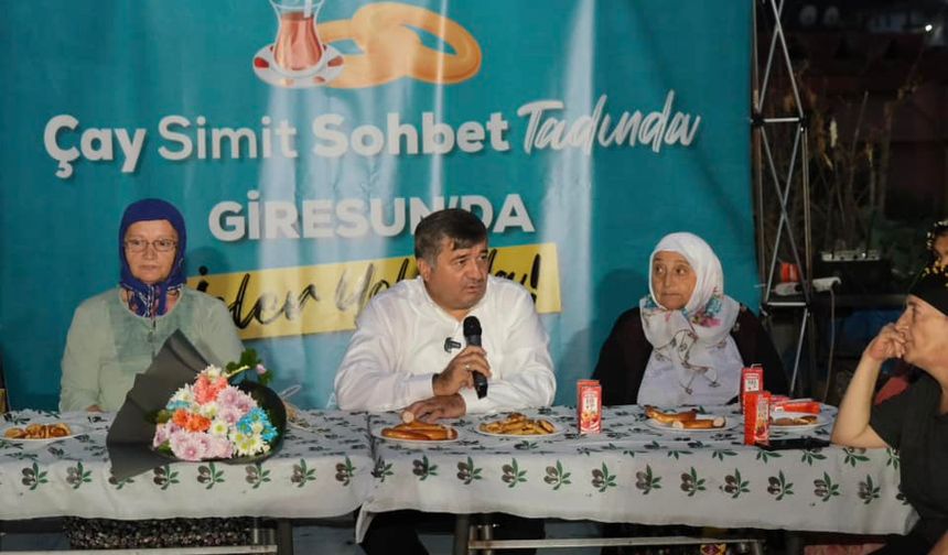 Şenlikoğlu'nun Mahalle Ziyaretleri Sürüyor