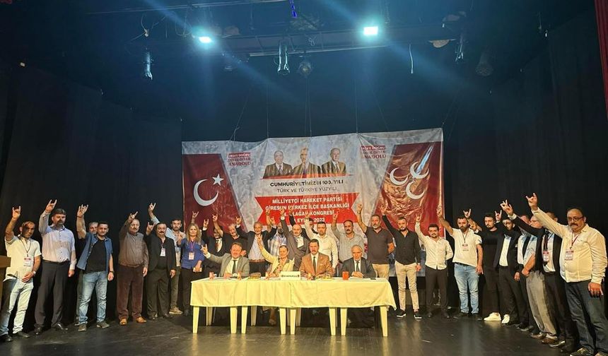 MHP Merkez ilçe başkanı Murat Altın seçildi