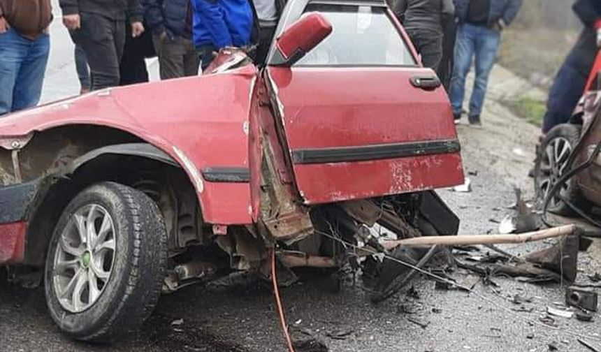 Giresun'da Trafik kazası: 2 Yaralı