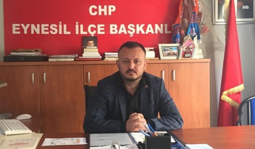 CHP Eynesil İlçe Başkanı Erhan Cebeci 2024 Yılı Çay Fiyatı İle İlgili Basın Açıklaması Yaptı