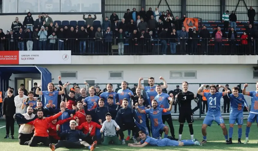 Eynesil Belediyespor, sahasında, ligde şampiyonluk mücadelesi veren Turgutluspor'u ağırladı