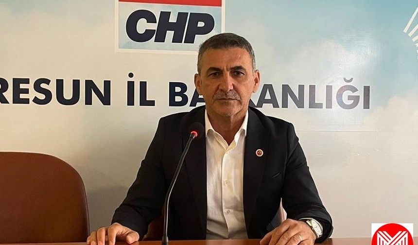 Giresun CHP İl Genel Meclisi Gündemi: Hasar Görmüş Camili-Kemaliye-Erimez Grup Yolu